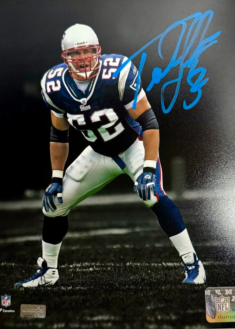 Ted Johnson Signed 8x10 Photo New England Patriots - NEP COA